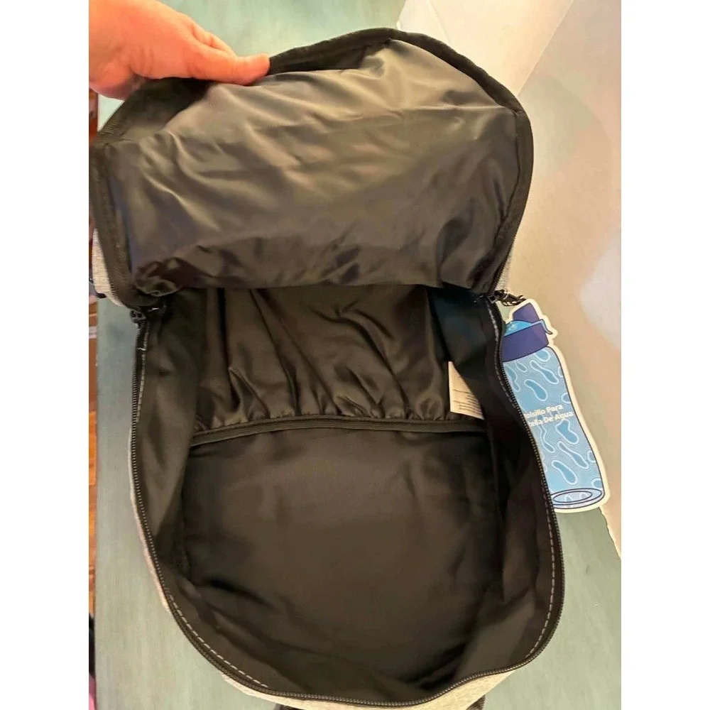 Eastsport Elevated Backpack Unisex OS Grey Black NEW Techwear School Bag
